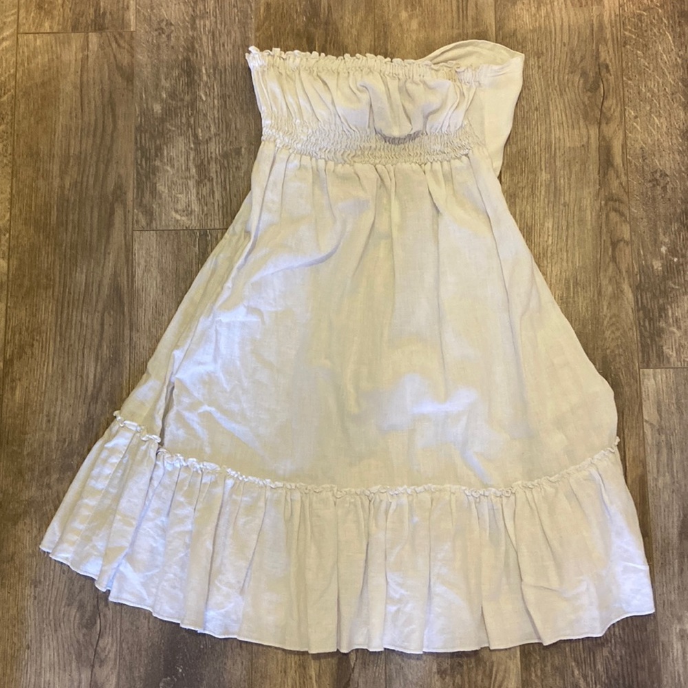 White tube top dress Twenty one size S